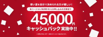 NURO光のキャンペーン全比較【2021年3月】1番おすすめな ...