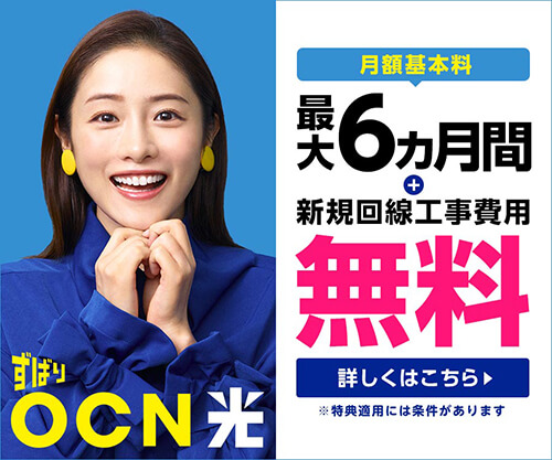 Ocn光 3/1追加 フッターバナー