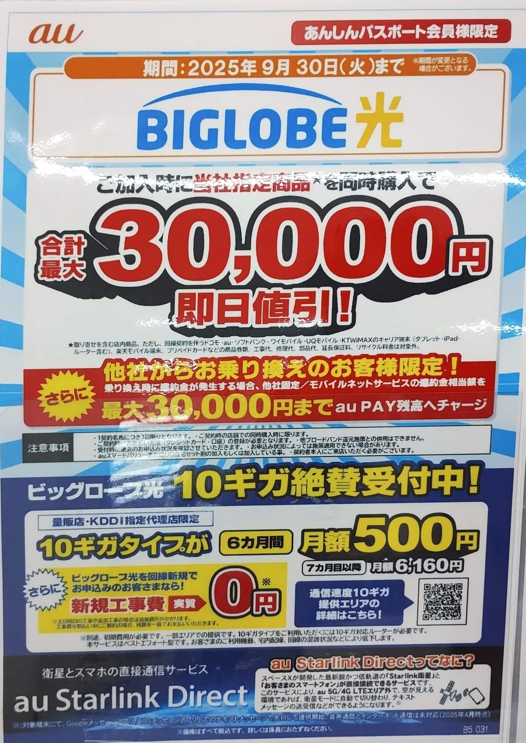 ソフトバンク光ケーズデンキ 9月キャンペーン